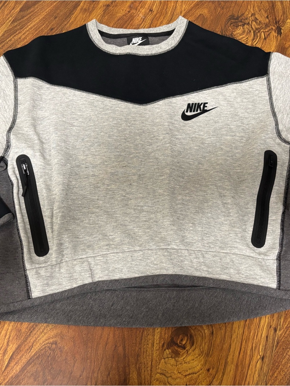 Nike Sportswear Women's Tech Fleece Color-Block Crewneck Sweatshirt
